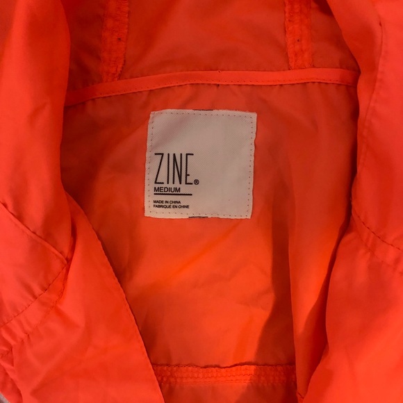 ZINE NEON CORAL JACKET - Picture 2 of 6